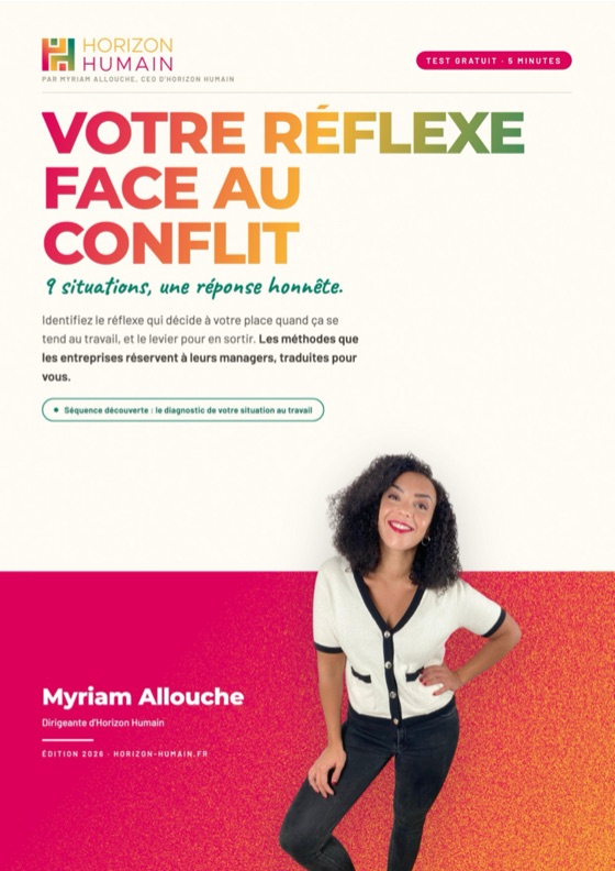 Couverture du guide Votre réflexe face au conflit, par Myriam Allouche